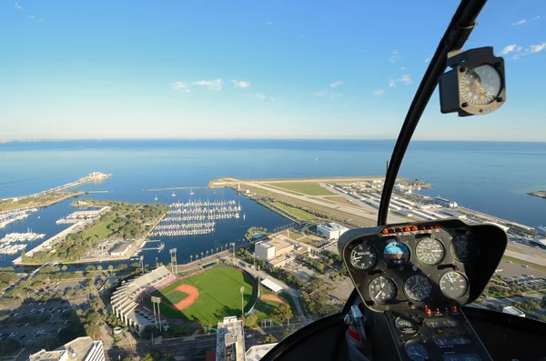 Vista aérea de St. Pete desde un helicóptero — Foto de Stock