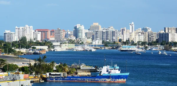 San juan, puerto rico panoramę — Zdjęcie stockowe
