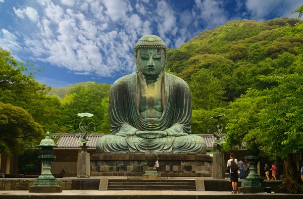 Velký buddha kamakury — Stock fotografie