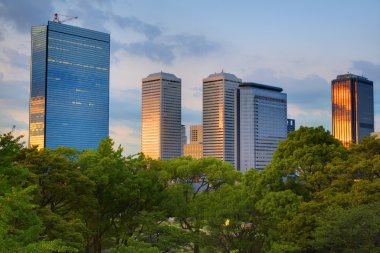 Osaka Skyline clipart