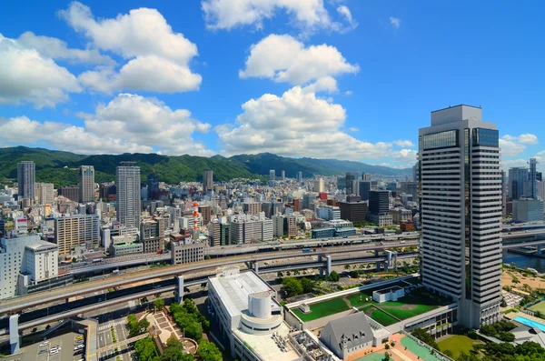 Skyline van kobe, japan — Stockfoto