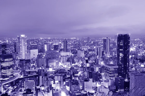 Осакский городской пейзаж — стоковое фото