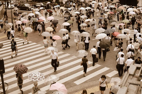Cruzamento de Shibuya — Fotografia de Stock