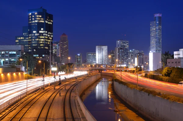 Skyline von Tel Aviv — Stockfoto