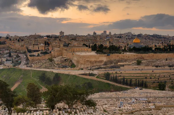 Panorama Jeruzaléma — Stock fotografie