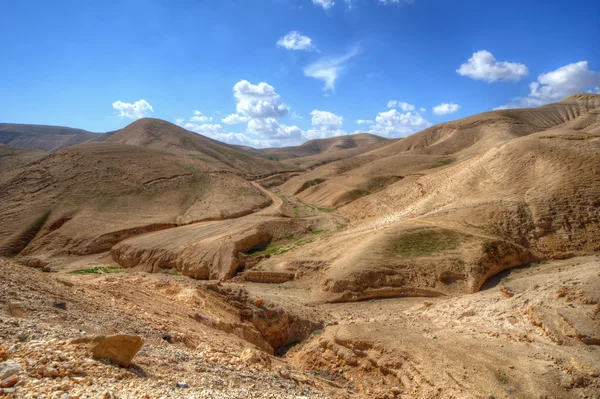 Paisagem do Deserto nas Colinas Judaicas — Fotografia de Stock