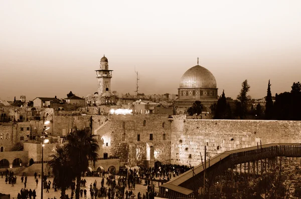 Western Wall and Dome of the Rock — Stock Photo, Image