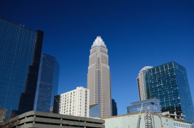 Uptown Charlotte, North Carolina Skyline clipart