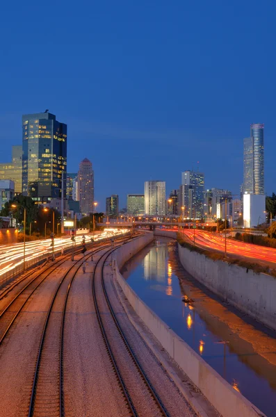 Skyline von Tel Aviv — Stockfoto
