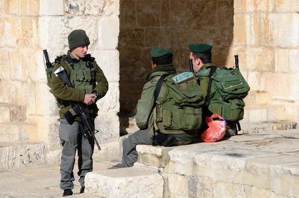 イスラエルの国境警察 — ストック写真