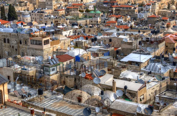 Jeruzalémské střechy — Stock fotografie
