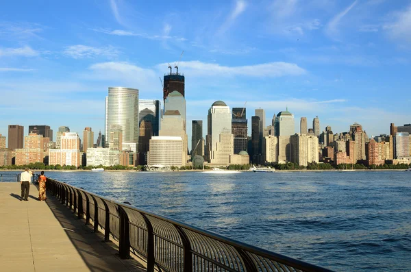 Skyline del Bajo Manhattan — Foto de Stock