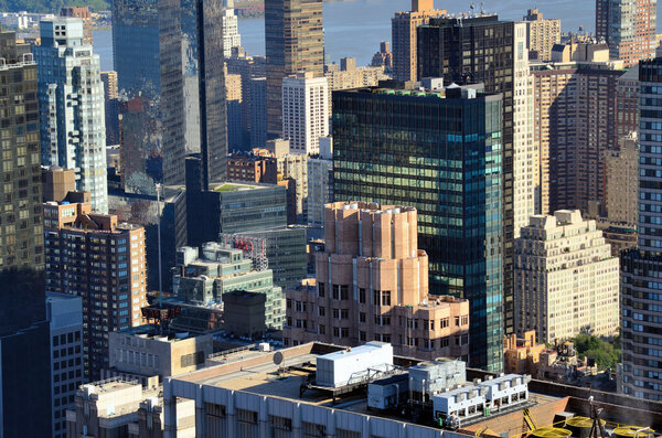 Landmark architecture in midtown Manhattan