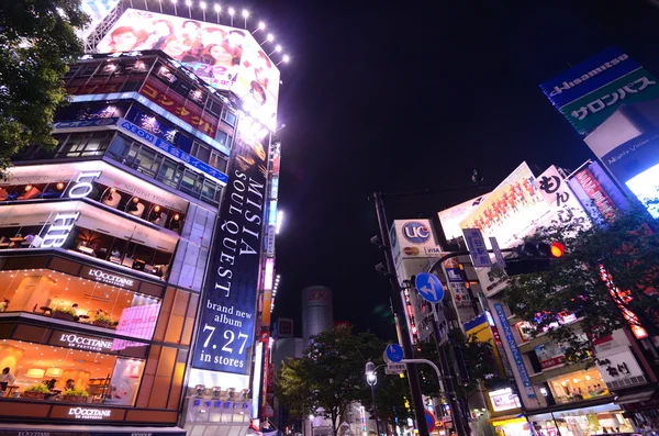 Shibuya-Werbetafeln — Stockfoto