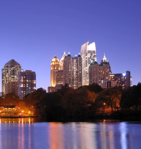 Atlanta panoramę — Zdjęcie stockowe