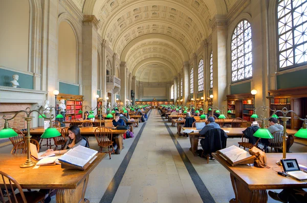 stock image Boston Public Library