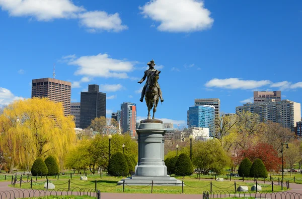 Öffentlicher Garten in Boston — Stockfoto
