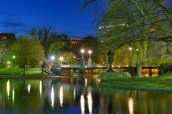 Öffentliche Gärten in Boston — Stockfoto