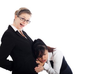 Pregnant business woman clipart