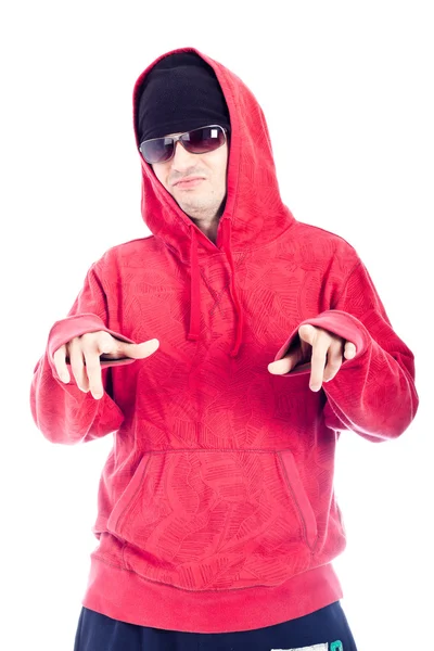 Hip Hop man pointing at you Royalty Free Stock Images