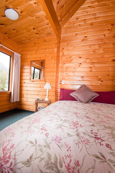 Lodge bedroom interior detail — Stock Photo, Image