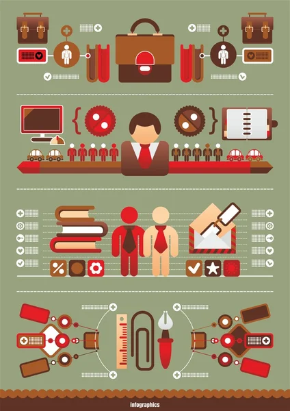 Biznesu infografiki wektor Ilustracja Stockowa