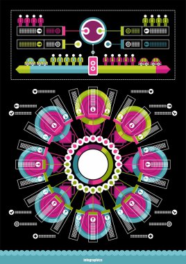 vektör öğeleri infographics