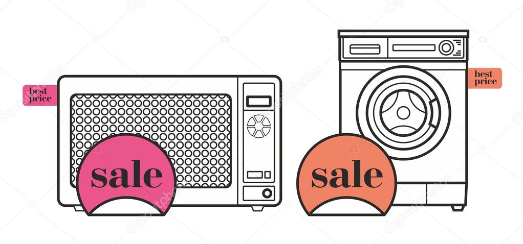 Microwave oven and washing machine