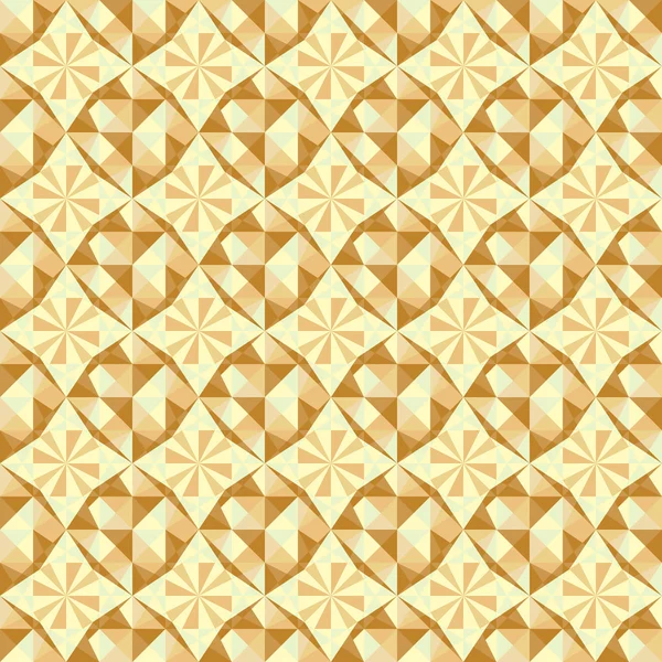 Modello geometrico beige senza cuciture vettoriale — Vettoriale Stock