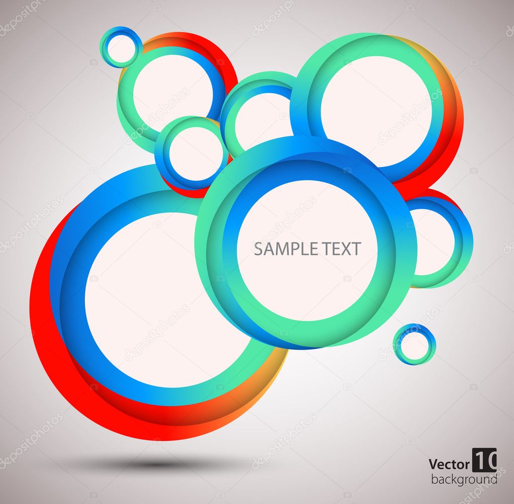 Abstract circle background. vector
