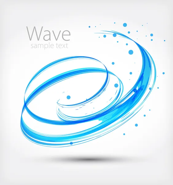 Wave Περίληψη. διάνυσμα — Διανυσματικό Αρχείο