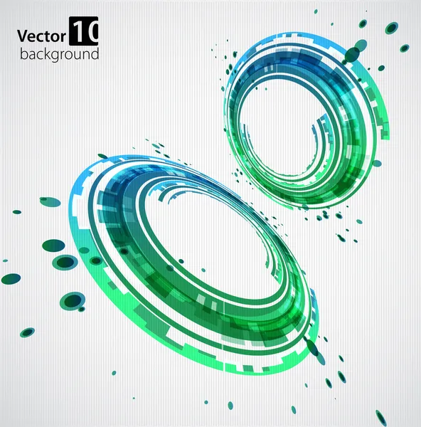 Abstraktní zelené pozadí. vektor — Stockový vektor