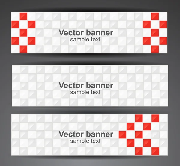 Bandeiras de pixel web. Vetor —  Vetores de Stock