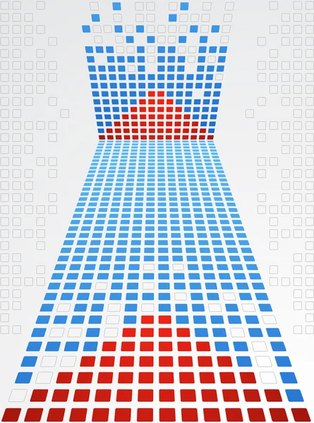 Pixel art. Sfondo vettoriale — Vettoriale Stock