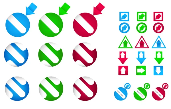 Set of icons. — Stock Vector