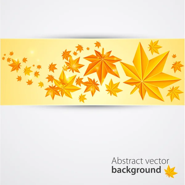 Autumn background. Vector — Stock Vector