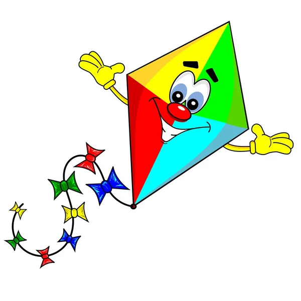 Cartoon kite — Stock vektor