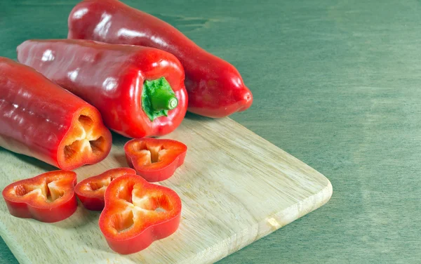 Červená paprika papriky — Stock fotografie