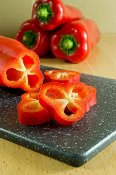 Poivrons rouges de paprika — Photo