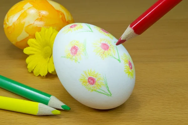 Decoración de huevo de Pascua —  Fotos de Stock