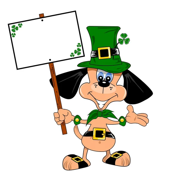 St Patrick de dagen cartoon — Stockvector