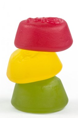 A stack of wine gums clipart