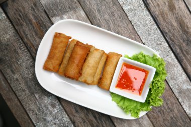 Spring rolls food clipart