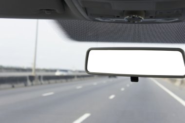 Blank Car mirror