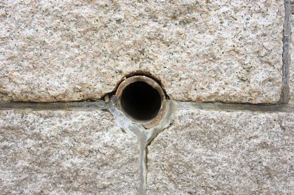 Wall rain pipe — Stock Photo, Image