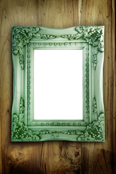 绿色复古金属框架 — 图库照片