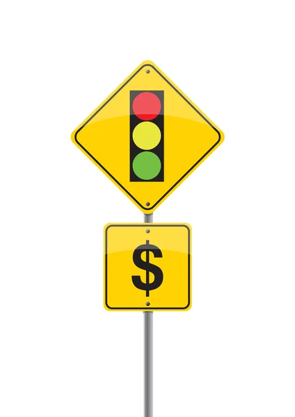 Pengar trafik — Stockfoto