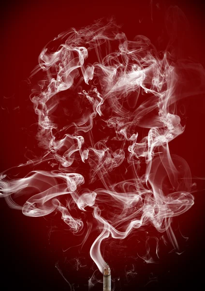 Kouř z cigarety — Stock fotografie