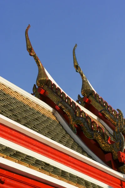 Tetto tempio tailandese — Foto Stock