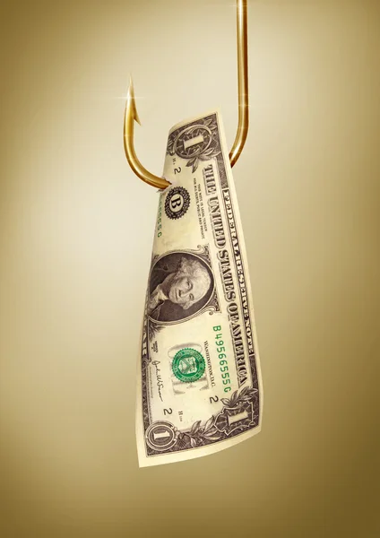 Dollar hook — Stock Photo, Image